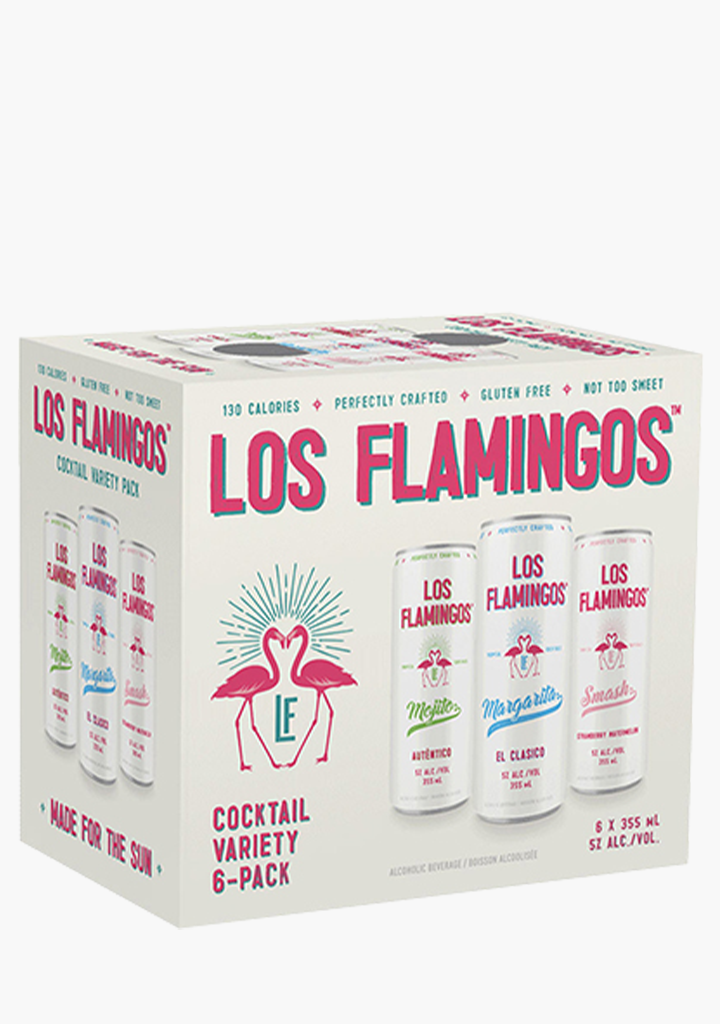 Los Flamingos Cocktail Variety - 6 X 355ML