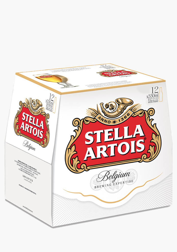 Stella Artois Bottles - 12 x 330ML