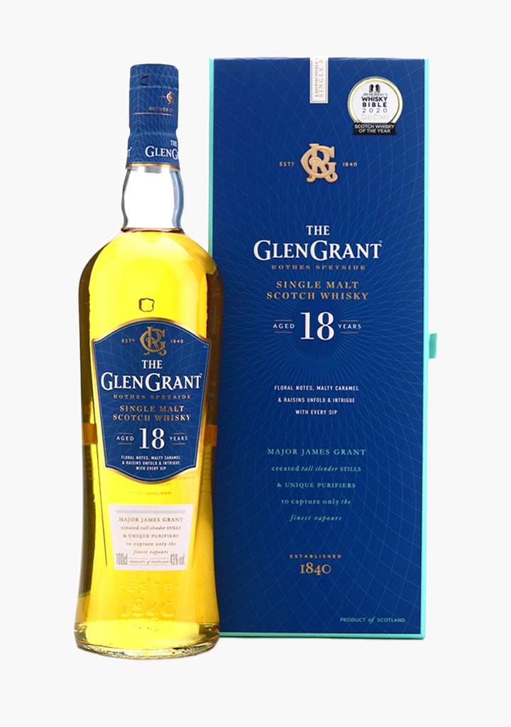 Glen Grant 18 Year Old Single Malt Scotch Whisky – Willow Park