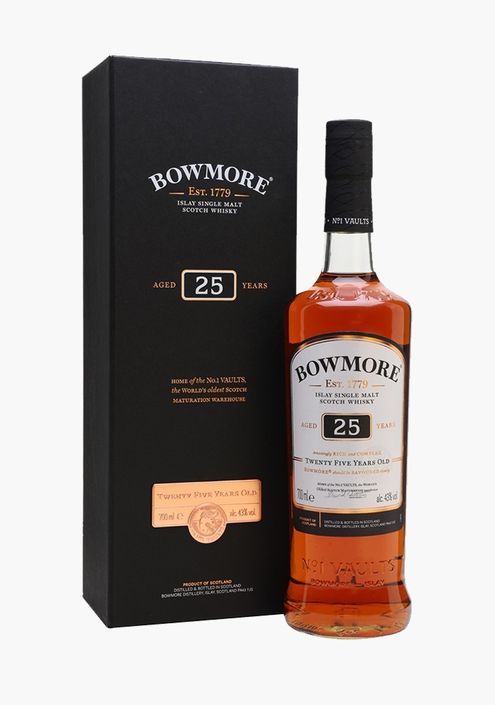 BOWMORE 25年 Bowmore 25 Year Old Islay Single Malt Scotch Whisky – Willow