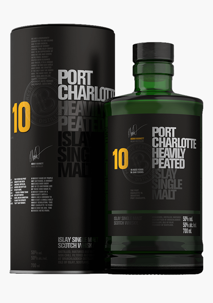 Bruichladdich Port Charlotte 10 Year Old Islay Single Malt Scotch Whis