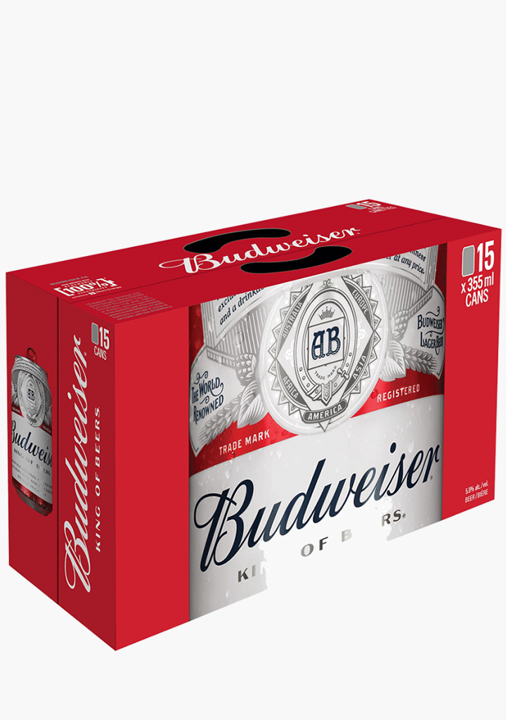 Budweiser - 15 x 355ML – Willow Park Wines & Spirits
