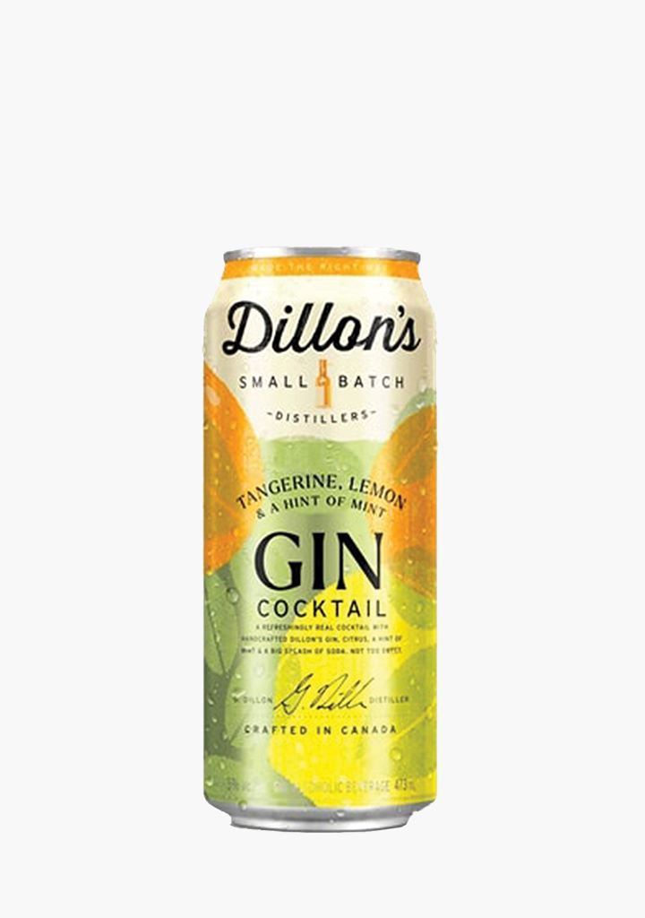 Dillon's Tangerine Lemon Gin Cocktail 6 x 355ML Willow Park Wines