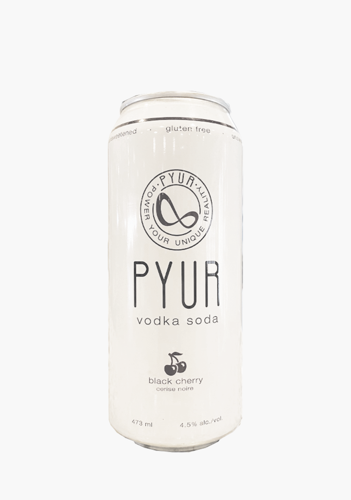 Pyur Black Cherry Vodka Soda Willow Park Wines & Spirits
