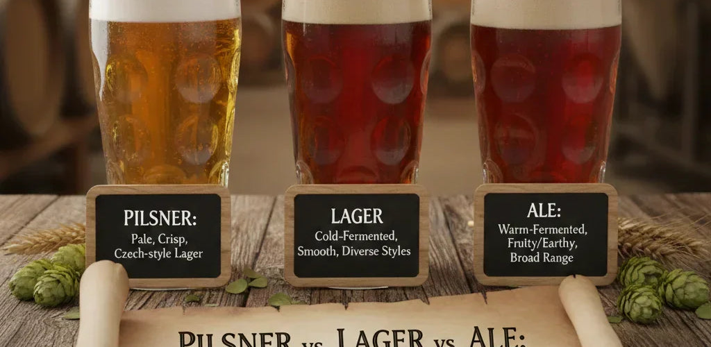 Ale Key Pilsner vs Lager vs Ale: Key Differences Explained