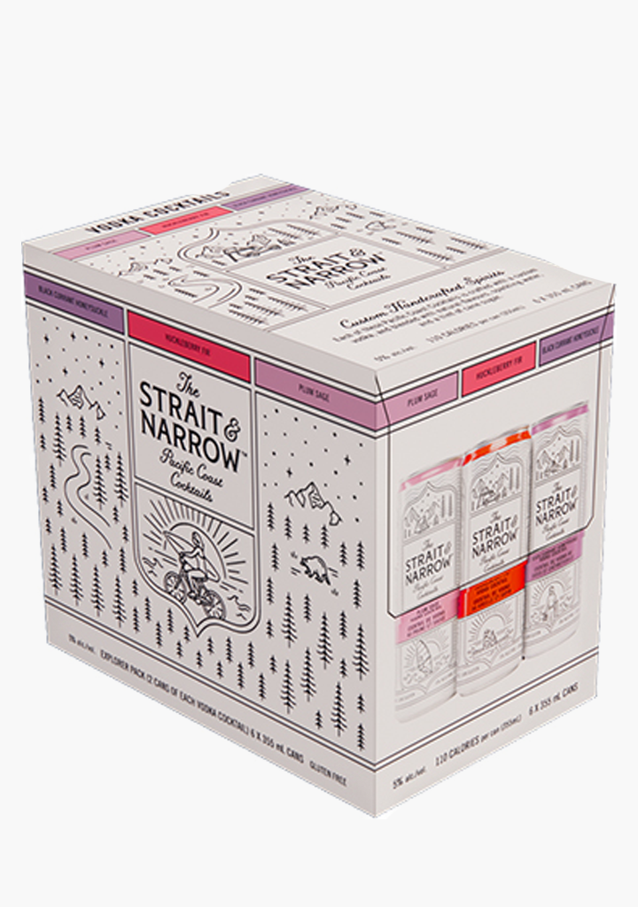 Strait & Narrow Explorer Vodka - 6x355ML