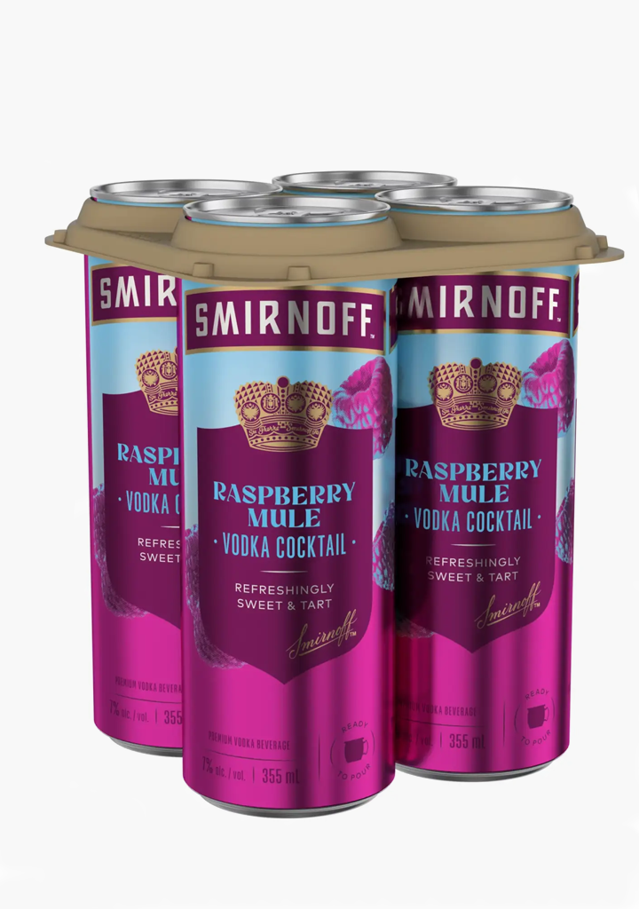 Smirnoff Raspberry Mule - 4x355ML