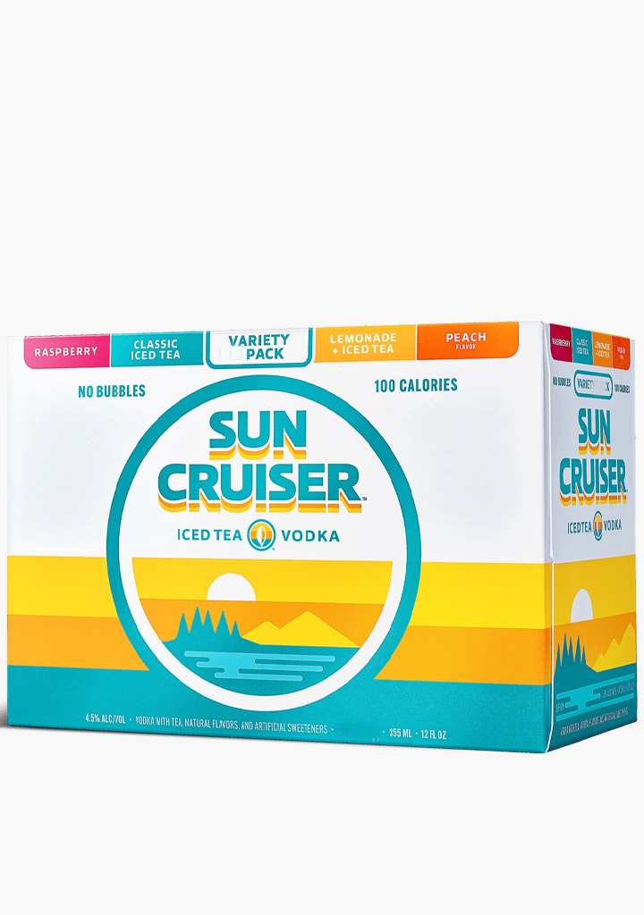 Sun Cruiser Iced Tea Vodka Variety Pack - 12x355ML