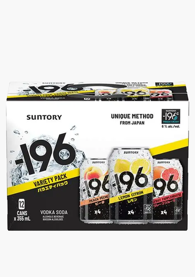Suntory '-196' Variety Pack - 12x355mL