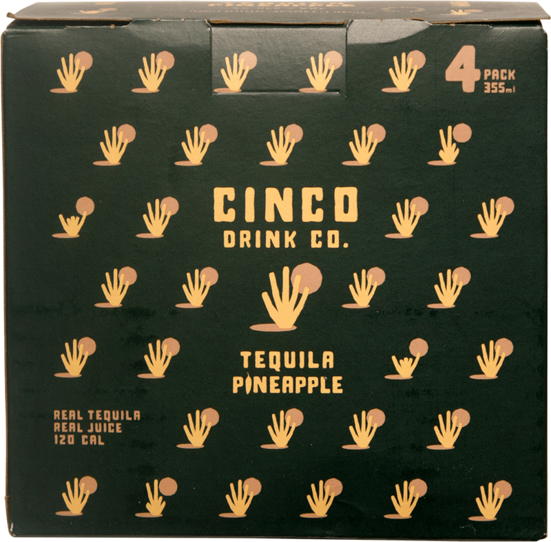 Cinco Tequila Pineapple - 4x355ML