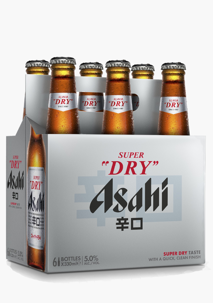 Asahi Super Dry - 6x330ML – Willow Park Wines & Spirits