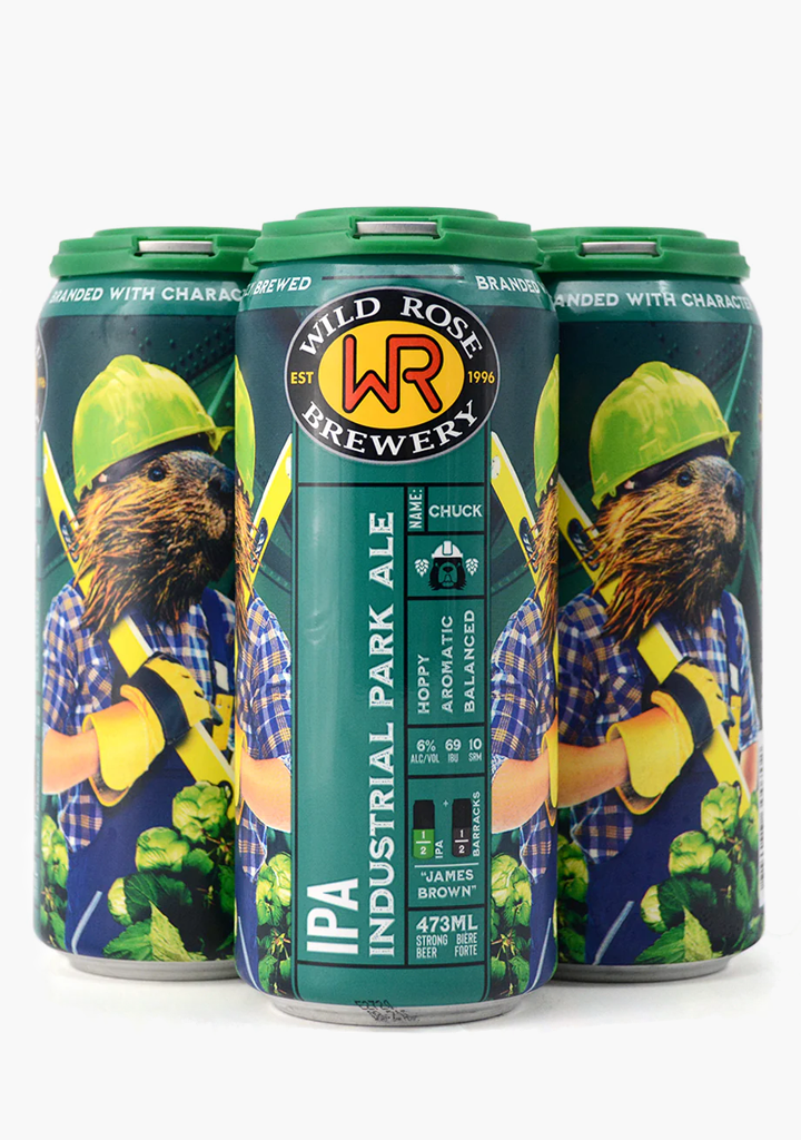 Wild Rose Industrial Park Ale IPA - 4x473ML