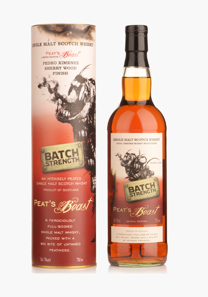 Peat's Beast Single Malt Batch Strength Scotch Whisky - PX Finish
