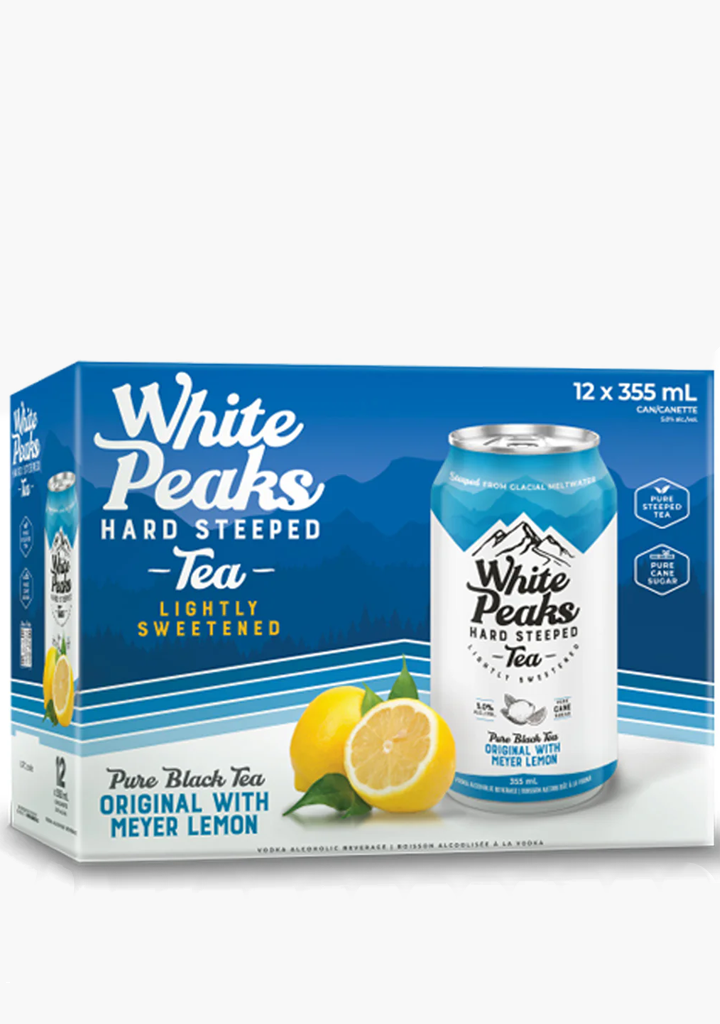 White Peaks Original with Meyer Lemon - 12x355ML