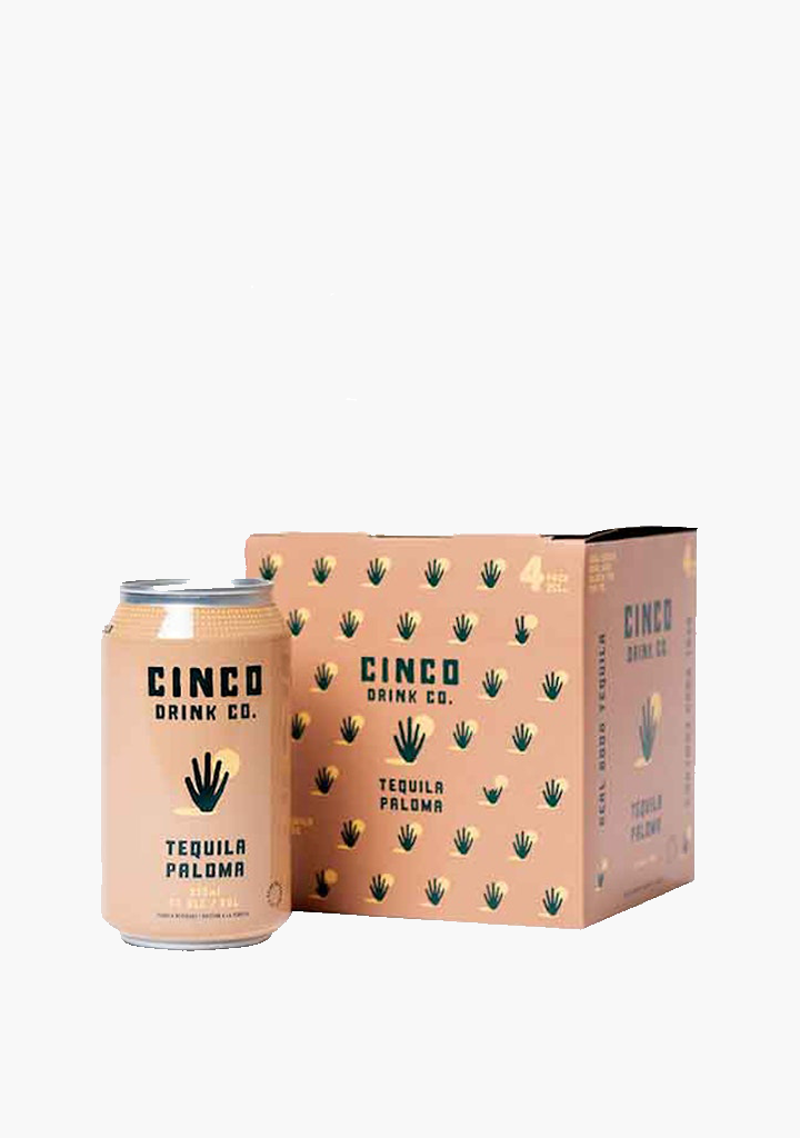 Cinco Drink Tequila Paloma - 4x355 ml