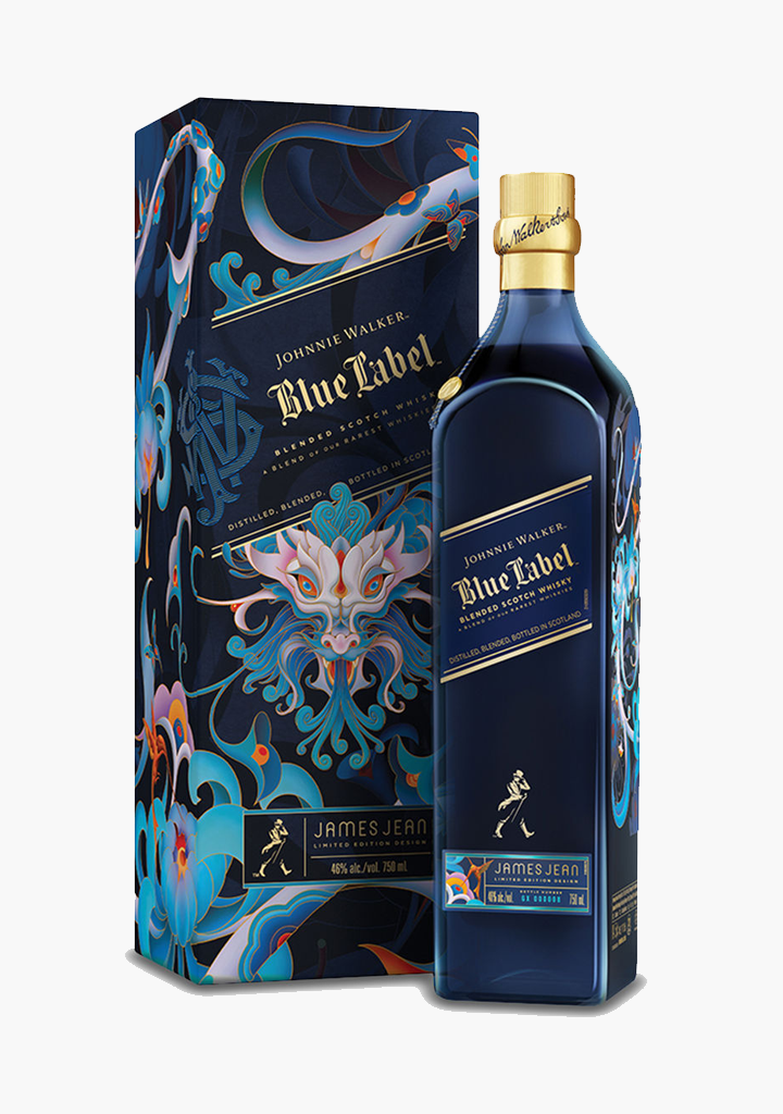 Johnnie Walker Blue Label Blended Scotch Whisky - Lunar New Year 2024