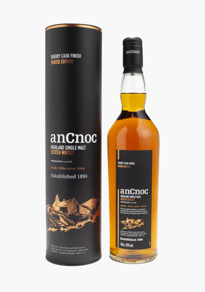 Ancnoc Highland Single Malt Whisky - Peated Sherry Cask Finish