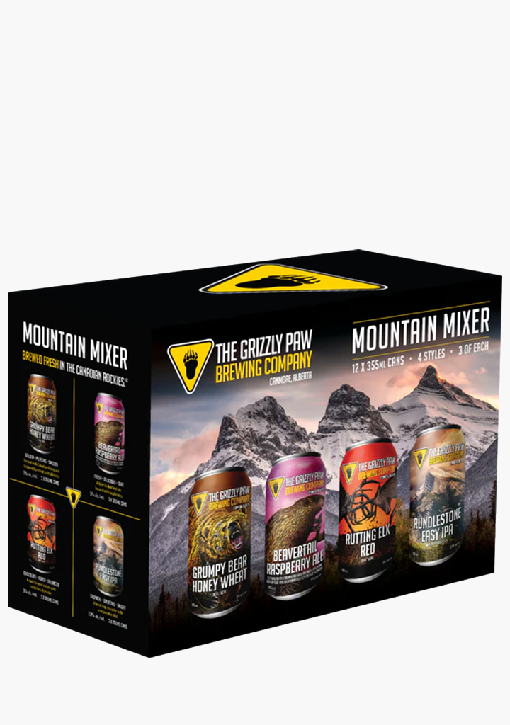 Grizzly Paw Mountain Mixer - 12 X 355ML