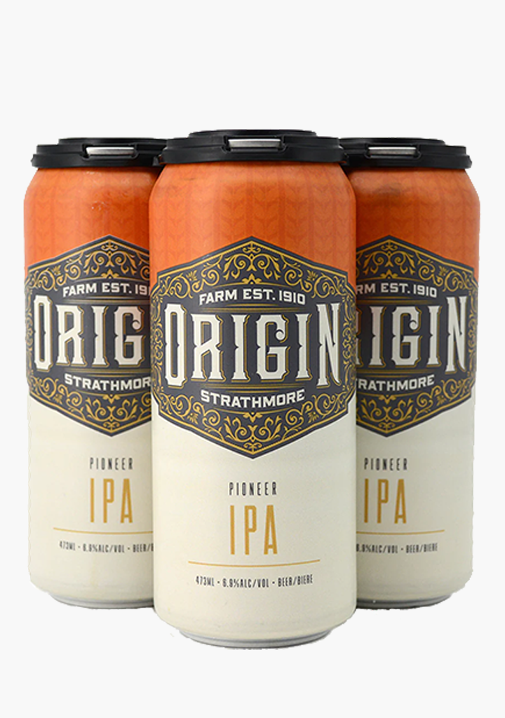 Ipa Origin Origin Brewing Pioneer IPA 4 X 473ML – Willow Park Wines & Spirits