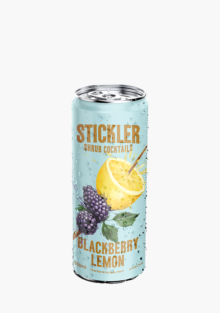 Stickler Blackberry Lemon Shrub Cocktails - 4x355ML