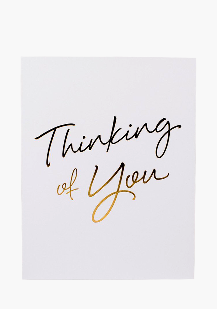 Wrinkle & Crease Card - Thinking of You