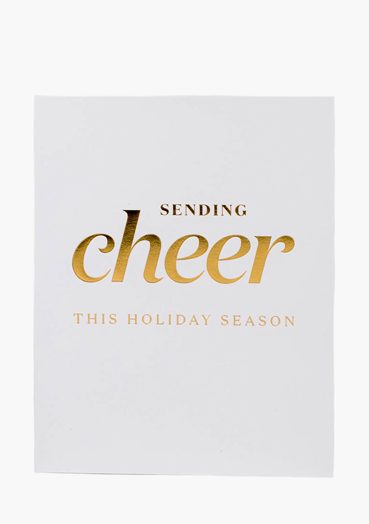 Wrinkle & Crease Card - Sending Cheer