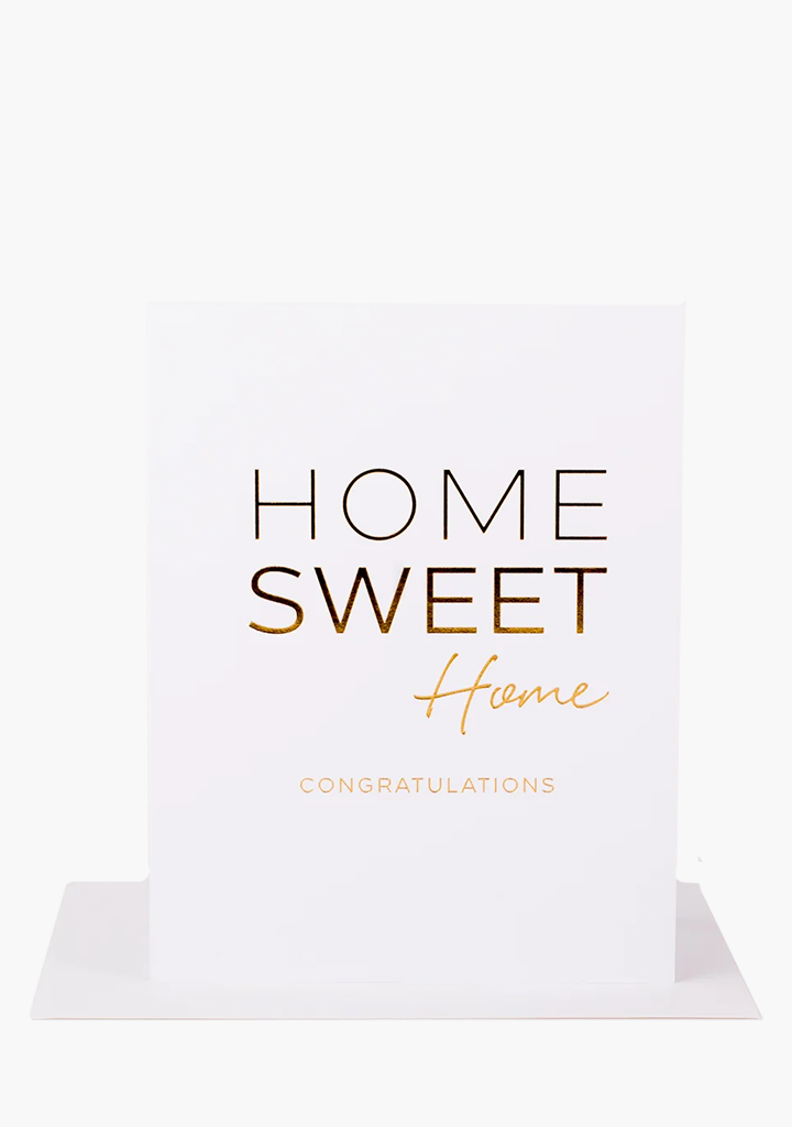 Wrinkle & Crease Card - Home Sweet Home