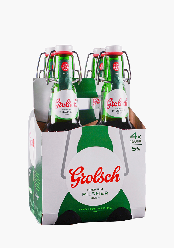 Grolsch Premium Lager - 4 x 450ML