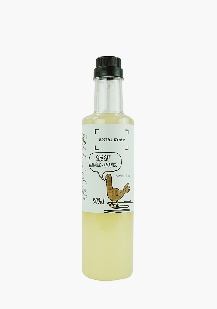 Social Syrup Orgeat Almond Cordial Syrup