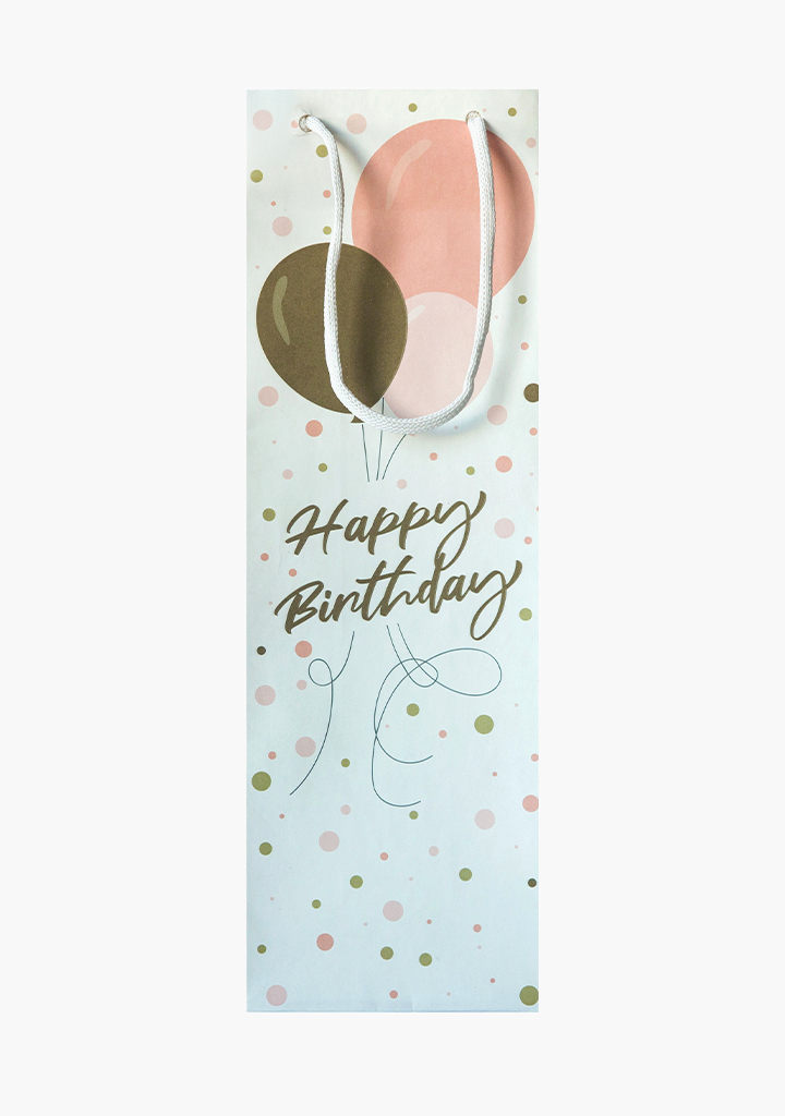 Happy Birthday Balloon Gift Bag