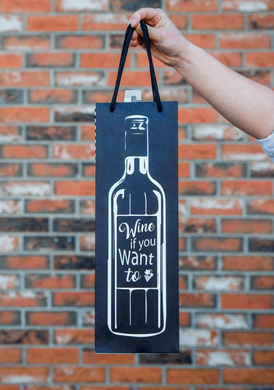Wine Lines Gift Bag-Giftware