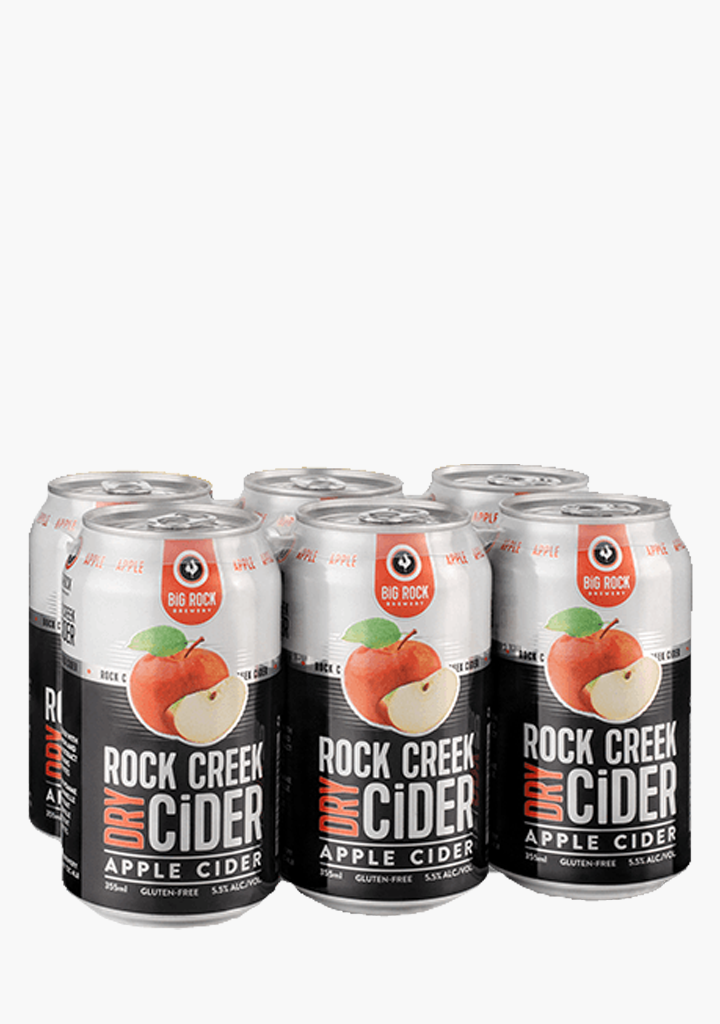 Big Rock Rock Creek Cider - 6 x 355 ml-Cider