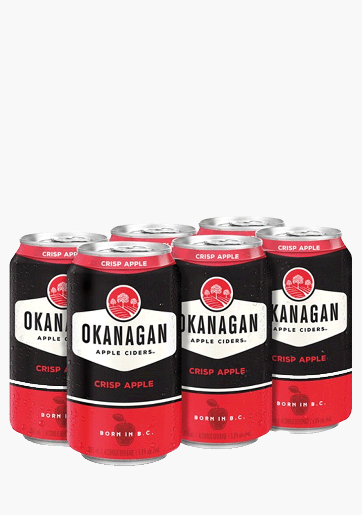 Okanagan Premium Crisp Apple Cider - 6 x 355ml-Coolers
