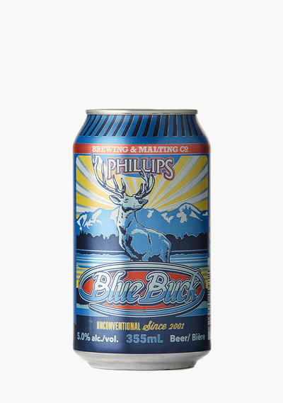 Phillips Brewing 'Blue Buck' Ale Cans - 6 X 355ML