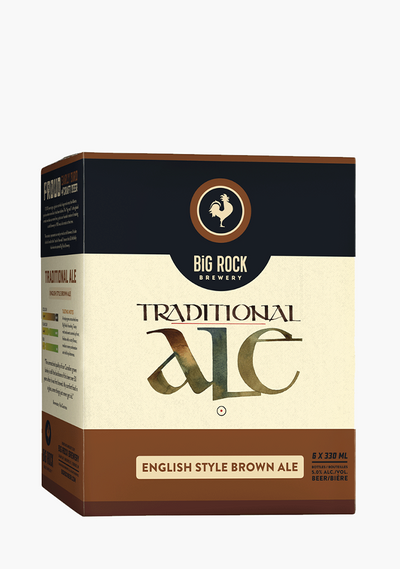 Big Rock 'Traditional Ale' English Brown Ale - 6 x 330ML