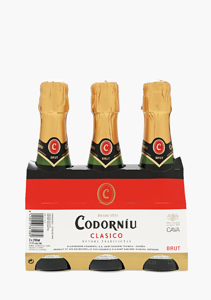 Codorniu Brut Clasico - 3 x 200ML