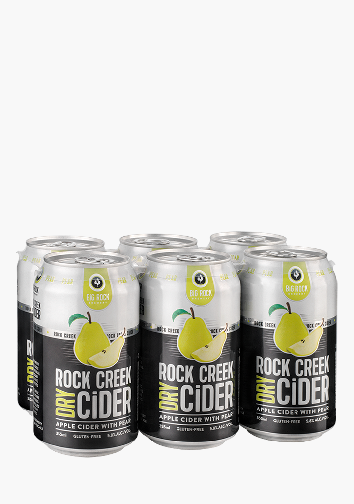 Big Rock Rock Creek Pear Cider - 6 x 355 ml-Cider