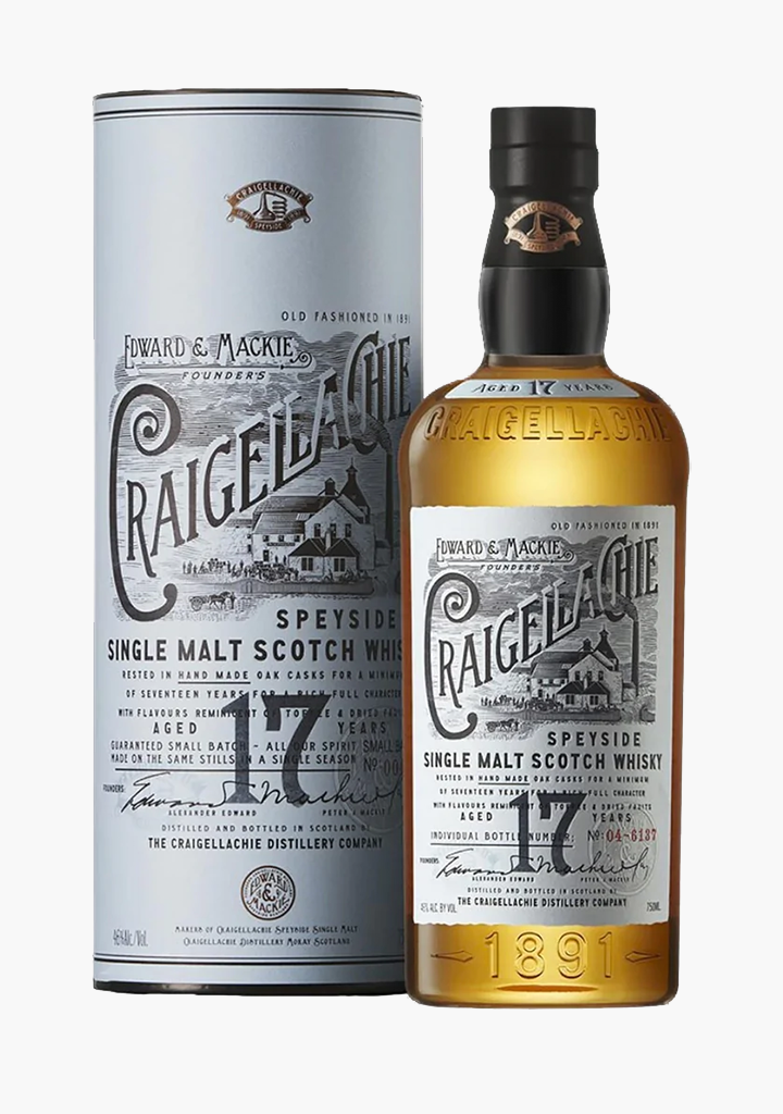 Craigellachie 17 Year Old Speyside Single Malt Scotch Whisky