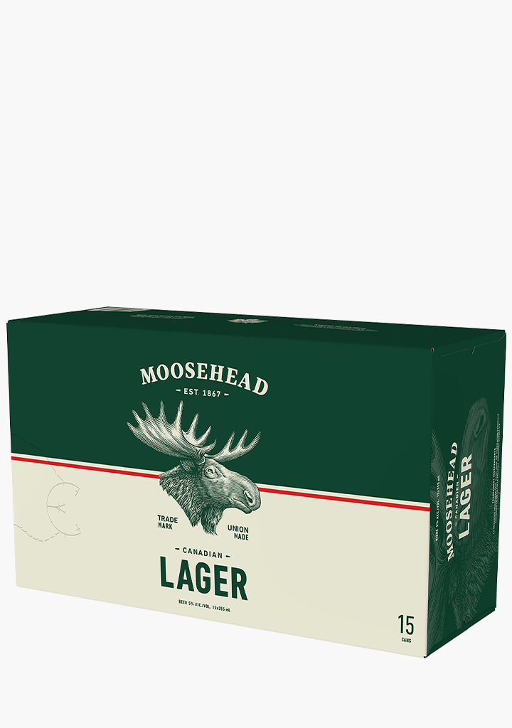 Moosehead Lager Cans - 15 X 355ML