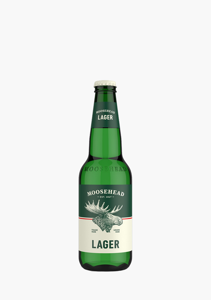 Moosehead Lager Bottles - 12 x 341ML