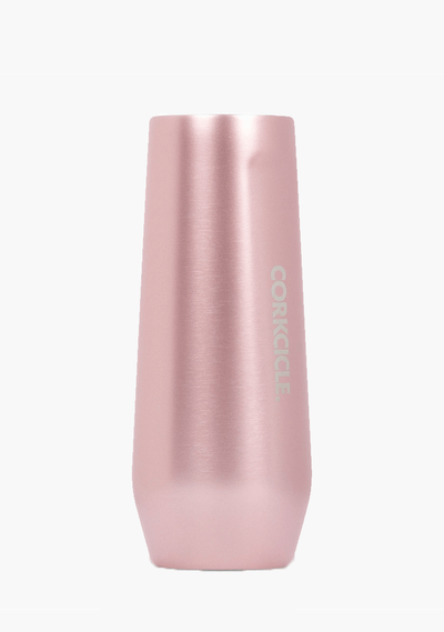 Corkcicle Flute Rose Metallic 7oz-Giftware