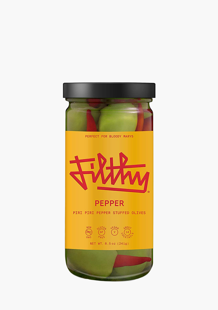 Filthy Hot Pepper Olives