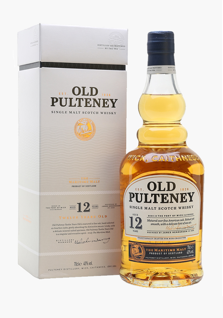 Old Pulteney 12 Year Old-Spirits