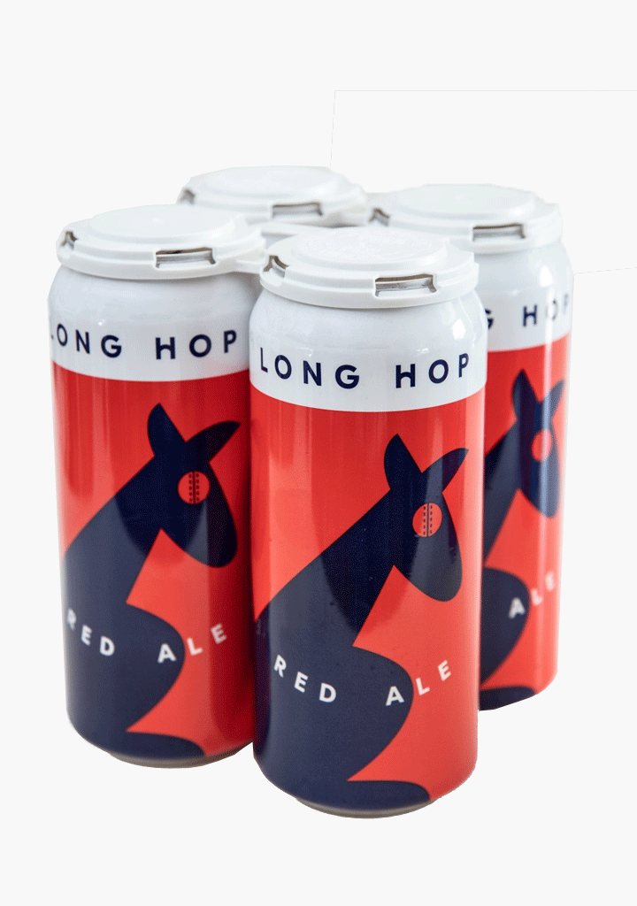 Long Hop Brewing Red Ale - 4 x 473 ML-Beer
