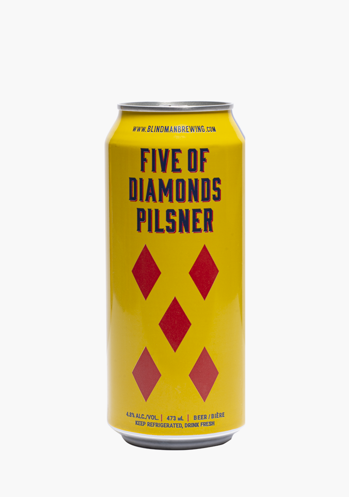 Five of Diamonds Pilsner - 4 x 473ML-Beer