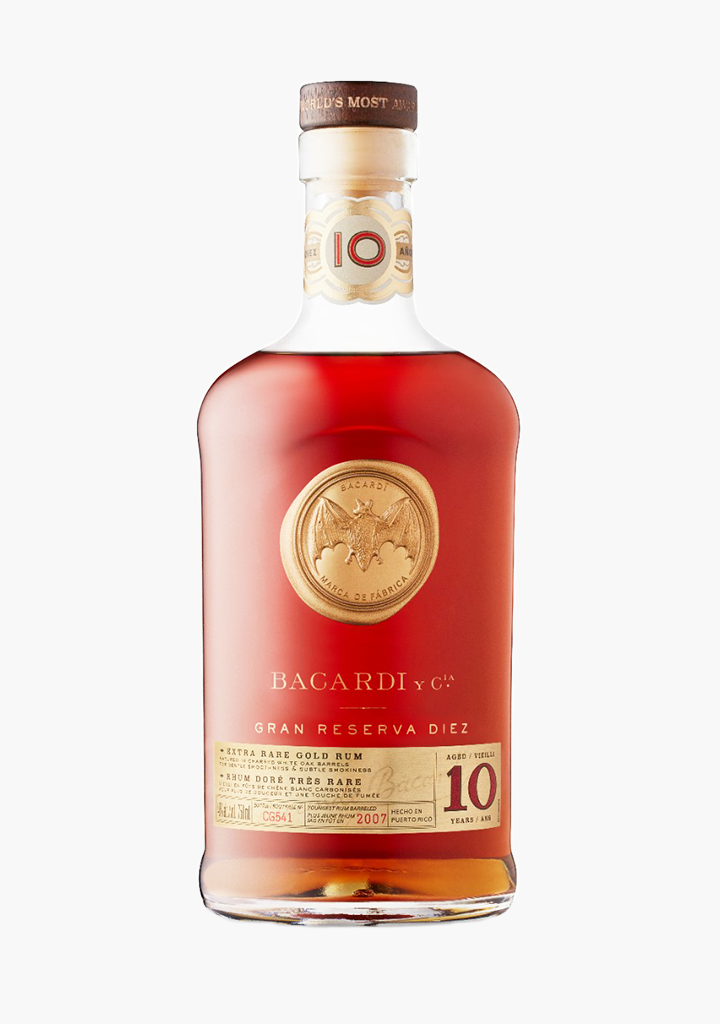 Bacardi 10 Year Old Gran Reserva Gold Rum