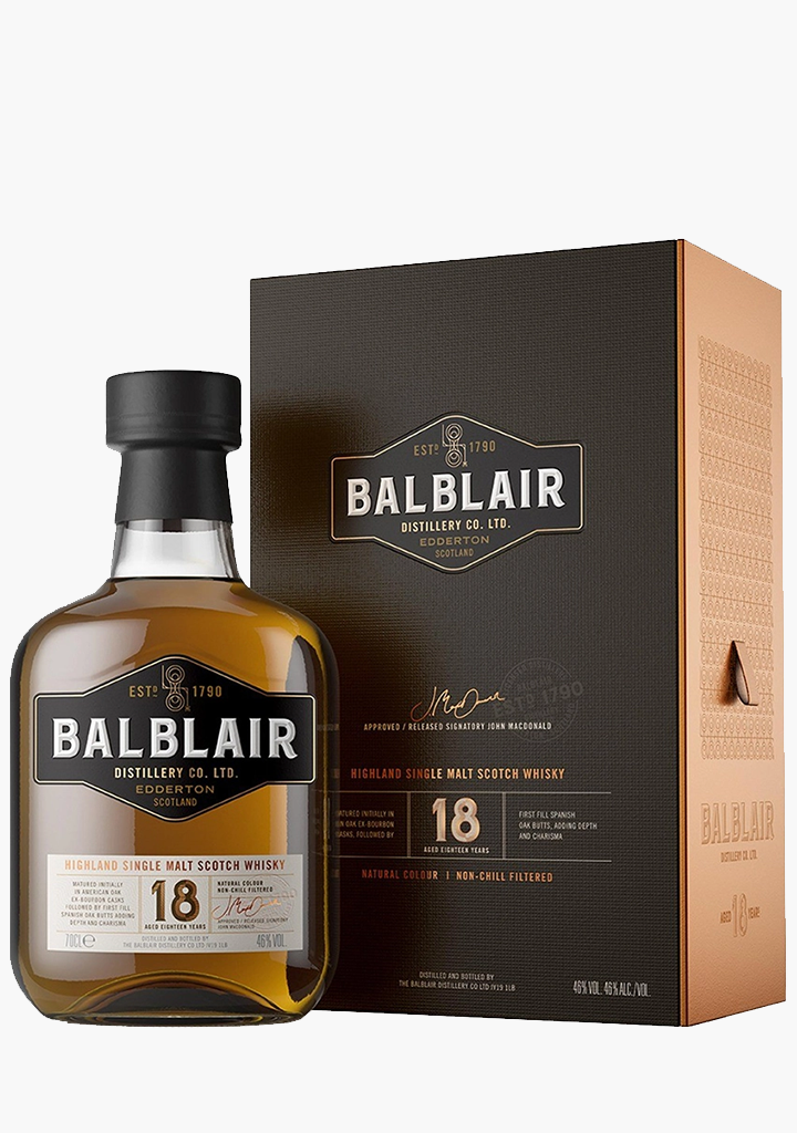 Balblair 18 Year Old Highland Single Malt Scotch Whisky