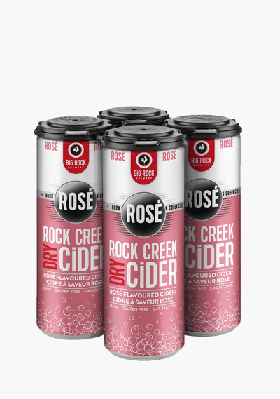 Big Rock Rock Creek Cider Rose - 4 x 355ml-Cider