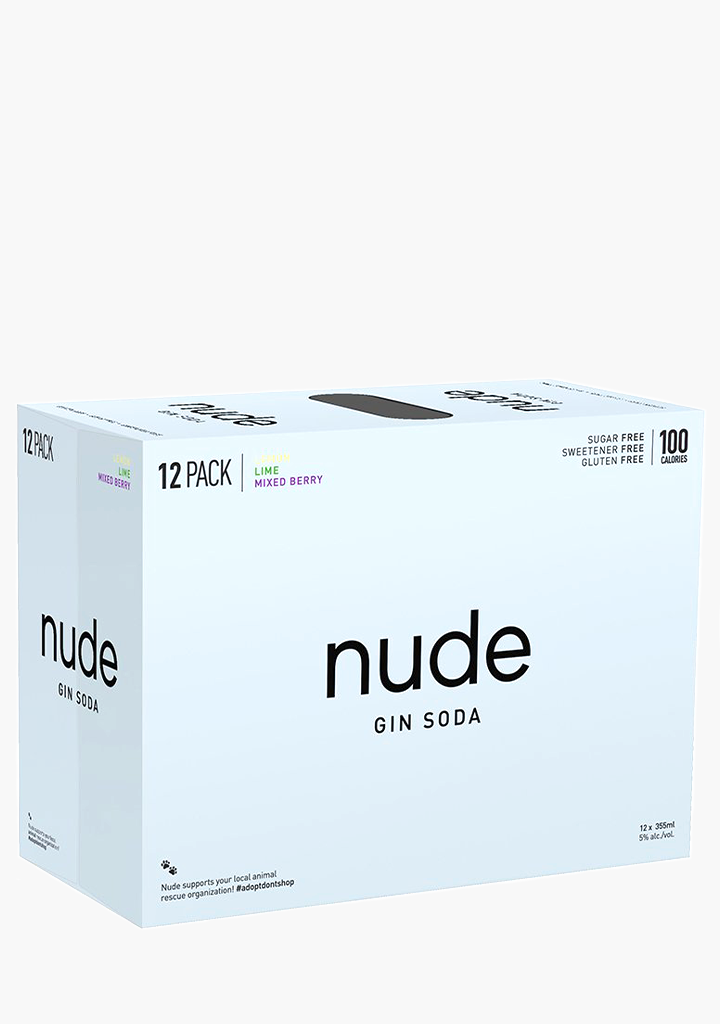 Nude Gin Soda Mixer - 12 X 355ML