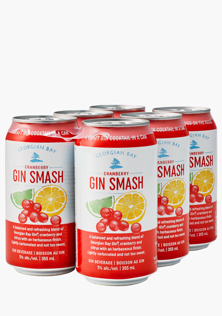 Bay Cranberry 'Gin Smash' 6 x 355ML Willow Park Wines & Spirits